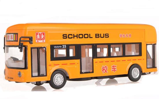 1:32 Scale Kids Yellow Diecast School Bus Toy