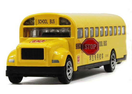 Kids Yellow 1:32 Scale NO.9883 Diecast School Bus Toy