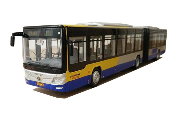 1:64 Scale NO.1 Diecast Foton BJ6180C8CTD Articulated Bus Model
