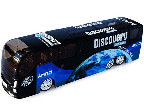 Black 1:50 Scale U.S. Discovery Diecast Coach Bus Model