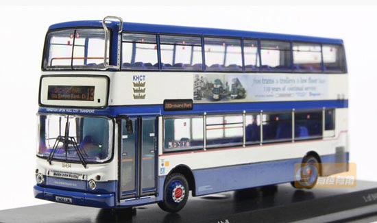 NO.13 UKBUS1050 Diecast Alexander Double Decker Bus Model