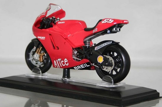 Red 1:22 Scale ITALERI Ducati Desmosedici Motorcycle