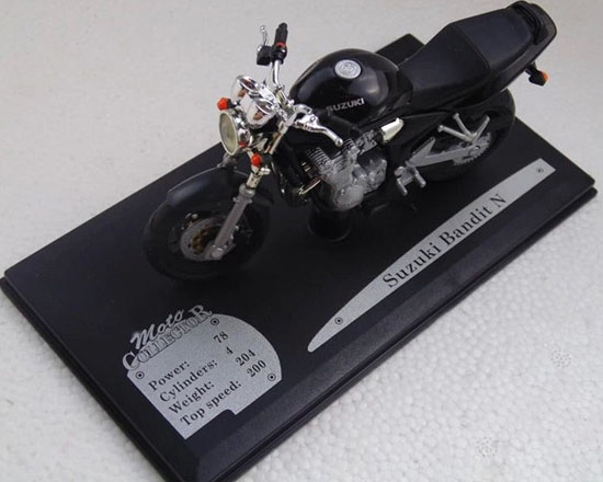 Black 1:18 Scale SUZUKI Bandit N Motorcycle