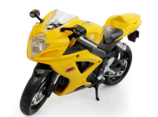 Black / Yellow 1:12 Scale Maisto Suzuki GSX-R600 Motorcycle