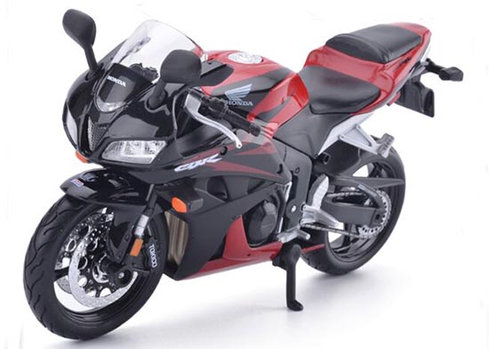 1:12 Scale Black / Red MaiSto Honda CBR 600RR F5 Motorcycle