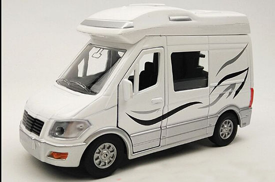 1:32 Scale White Kids Die-Cast Motor Homes Toy