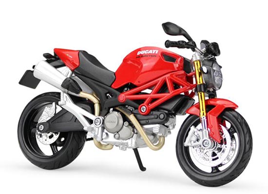 Red 1:12 Scale MaiSto Assembly Diecast Ducati MONSTER 696