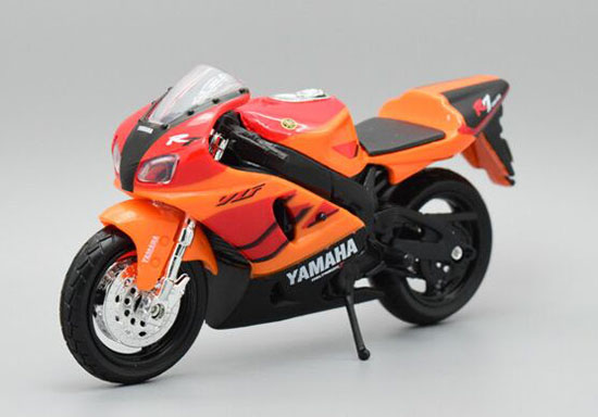 1:18 Scale Orange MaiSto Diecast Yamaha YZF-R7 Model