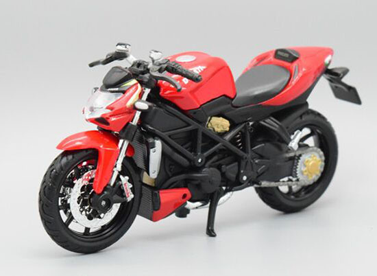1:18 Scale Red MaiSto Diecast Ducati Streetfighter Model
