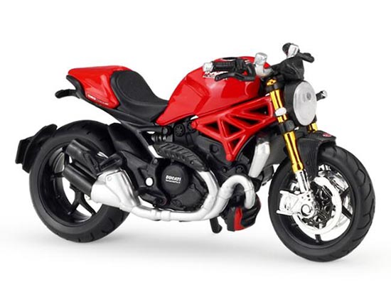 Red 1:18 Scale MaiSto Diecast Ducati Monster 1200S Model