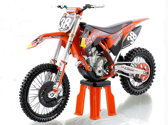 1:12 Scale NO.38 Diecast KTM 250 SX-F Motorcycle Model