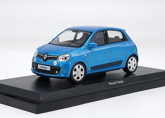 1:43 Scale Blue / Brown NOREV Diecast Renault Twingo Model