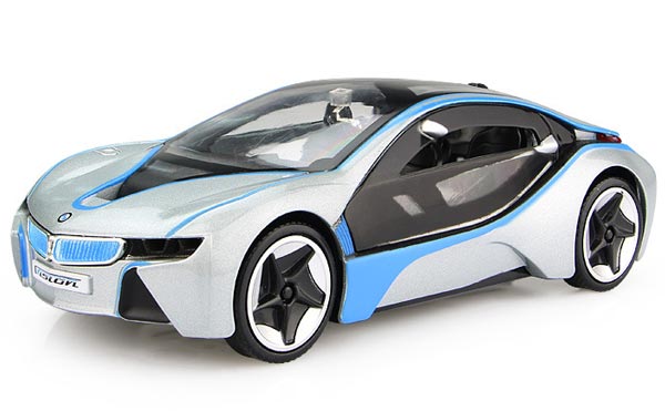 White / Yellow / Silver / Red Kids 1:28 Diecast BMW I8 Toy