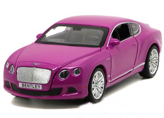 Kids 1:32 Purple /Green /Orange Diecast Bentley Continental Toy