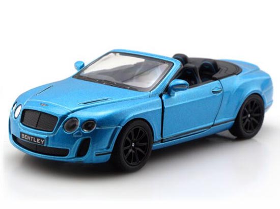 Kid Blue /White 1:38 Diecast Bentley Continental SUPERSPORT Toy
