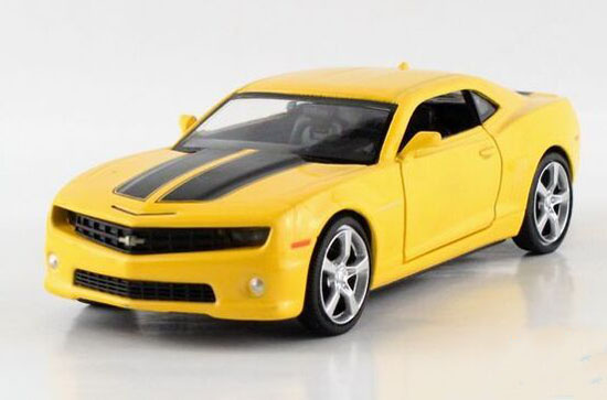 1:32 Scale Kids Black / Yellow Diecast Chevrolet Camaro Toy
