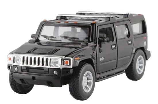 1:40 Red / White / Black / Yellow Diecast Hummer H2 Toy