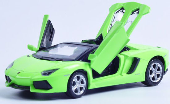 1:32 Purple / Blue / Green Diecast Lamborghini Aventador Toy