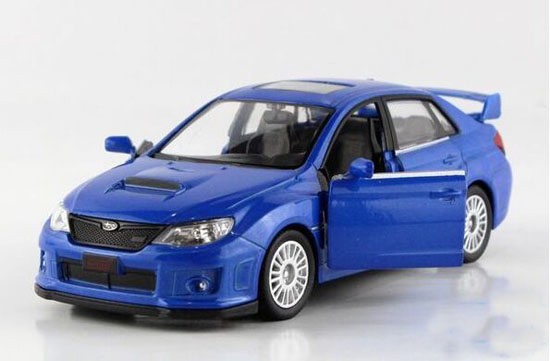 Blue / White / Red / Black 1:36 Dieast Subaru IMPREZA STI Toy