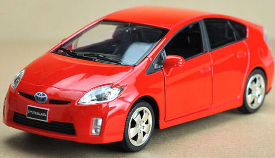 1:32 Red / Silver / White / Black Diecast Toyota Prius Toy