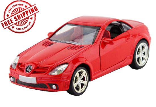 Red /White /Silver / Yellow Diecast Mercedes-Benz SLK 55 AMG Toy