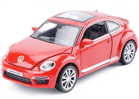 Red / Yellow / Blue / Green Kids 1:32 Diecast VW Beetle GSR Toy