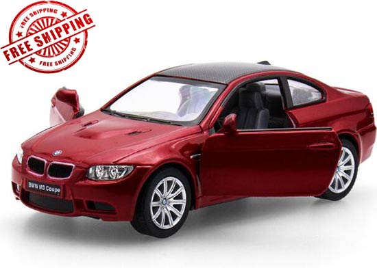 Silver / Black / Red / White Kids 1:36 Diecast BMW M3 Coupe Toy