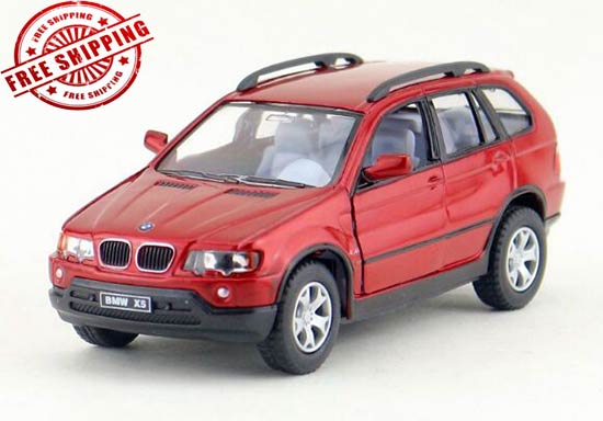 Blue / Black / Red Kids 1:36 Scale Diecast BMW X5 Toy
