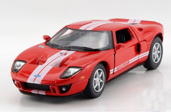 Yellow / Red / White / Black 1:36 Kids Diecast 2006 Ford GT Toy