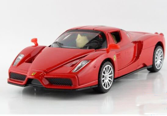 Yellow / Green / Red Kids 1:32 Diecast Ferrari Enzo Toy