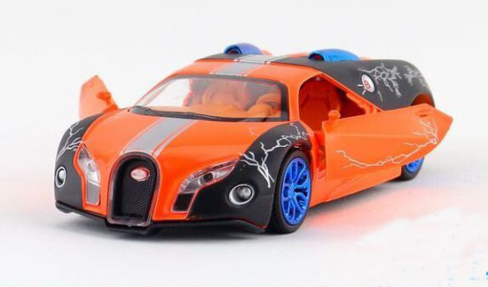 Kids 1:32 Purple / Green / Orange Diecast Bugatti GT Toy