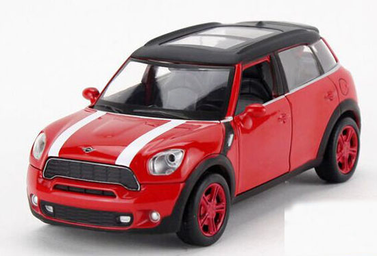Yellow / Red / Blue / Brown 1:32 Diecast Mini Cooper Countryman