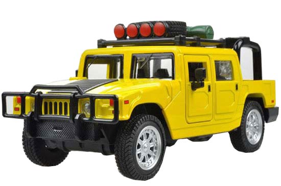 Green / Yellow / Red Kids 1:32 Diecast Hummer Toy