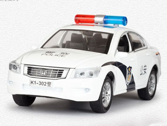 Kids 1:32 Scale Police Diecast Honda Accord Toy
