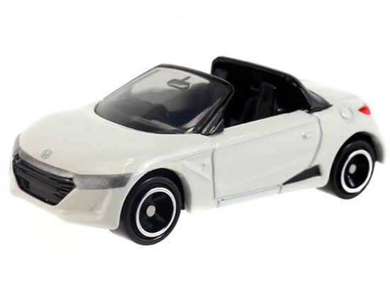 1:56 Mini Scale Kids White / Yellow Diecast Honda S660 Toy