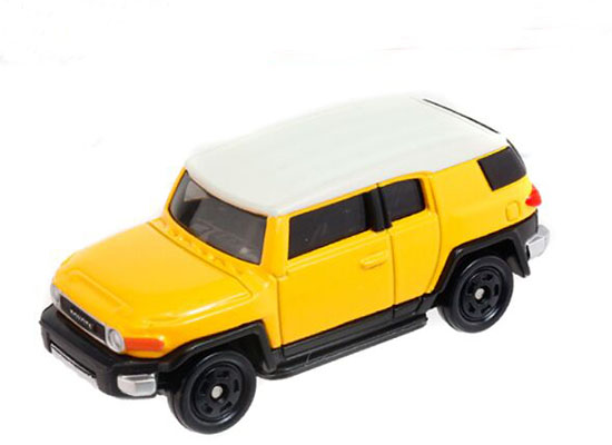 Yellow 1:66 Scale Kids NO.85 Diecast Toyota FJ Cruiser Toy