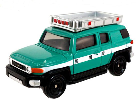 Green Kids NO.31 Diecast Toyota FJ Cruiser Police Car Toy