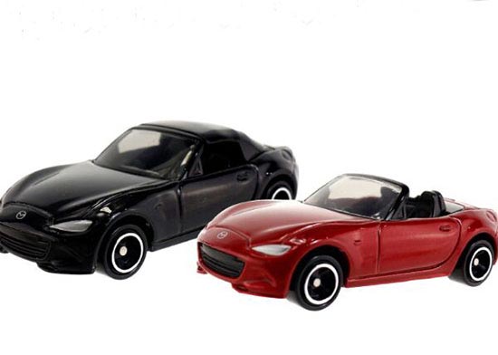 1:57 Scale Black / Red Kids NO.26 Diecast Mazda Roadster Toy