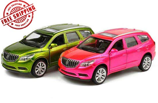 Kids 1:43 Green / Pink Diecast Buick Enclave Toy