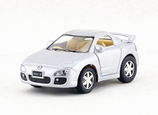 Kids Red / Yellow / Silver / Gray Diecast Mazda RX-7 Toy