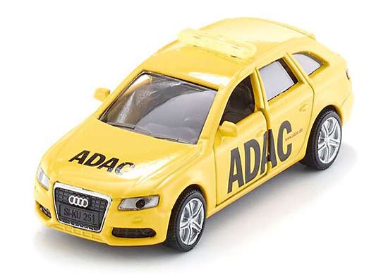 Yellow Mini Scale Kids SIKU 1422 Diecast Audi A4 ADAC Toy
