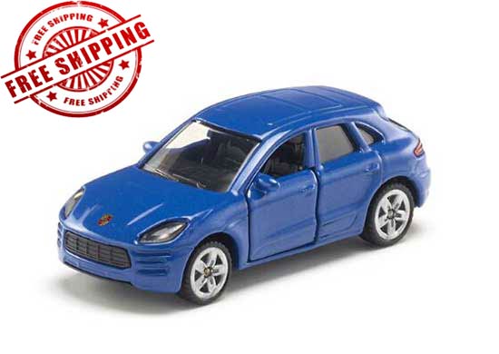 Kids Blue Mini Scale SIKU 1452 Diecast Porsche Macan Turbo Toy