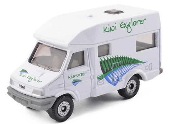 Kids White Mini Scale SIKU 1022 Diecast Iveco Camping Car Toy