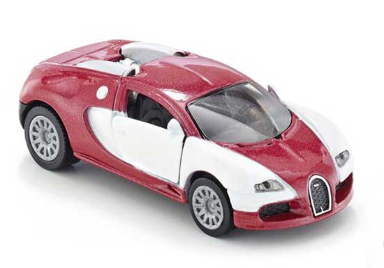Red-White Kids SIKU 1305 Diecast Bugatti Veyron EB Toy