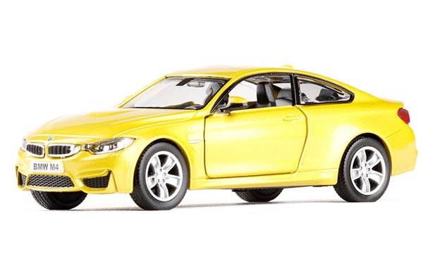 Yellow /Red /Blue /Black 1:36 Scale Kids Diecast BMW M4 Car Toy