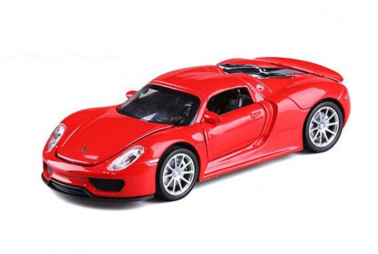 1:32 Golden / White /Red / Green Diecast Porsche 918 Spyder Toy
