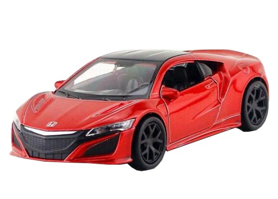 1:36 Kids Red Welly Diecast 2015 Honda Acura NSX Toy