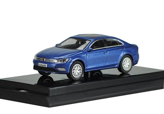 1:64 Scale Blue Diecast Volkswagen Lamando Model