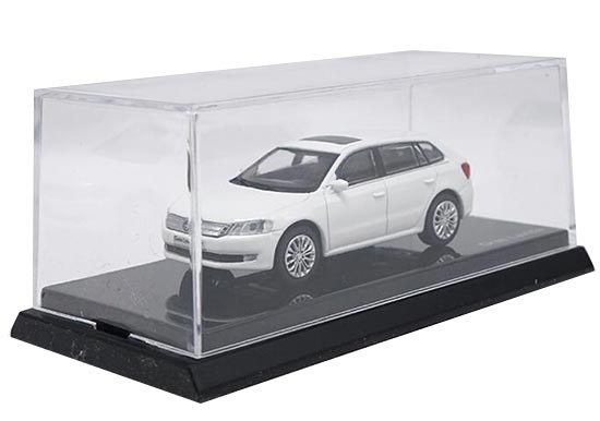 1:64 Scale White Diecast Volkswagen Gran Lavida Model