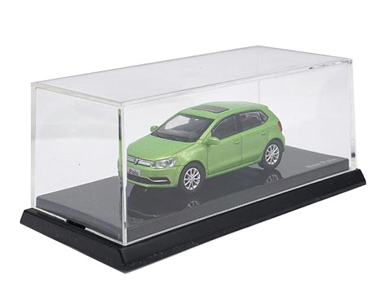1:64 Scale Green Diecast Volkswagen New Polo Model